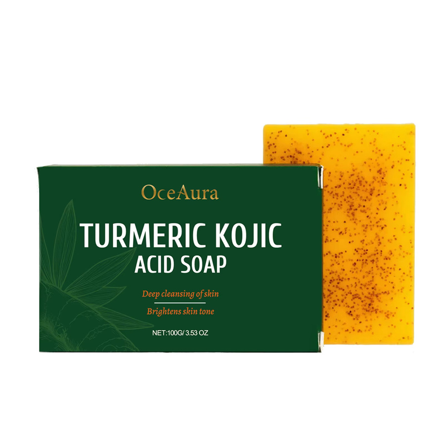 OceAura Seife mit Kurkuma und Kojisäure, 100 g, Körperpflege - Bild 2