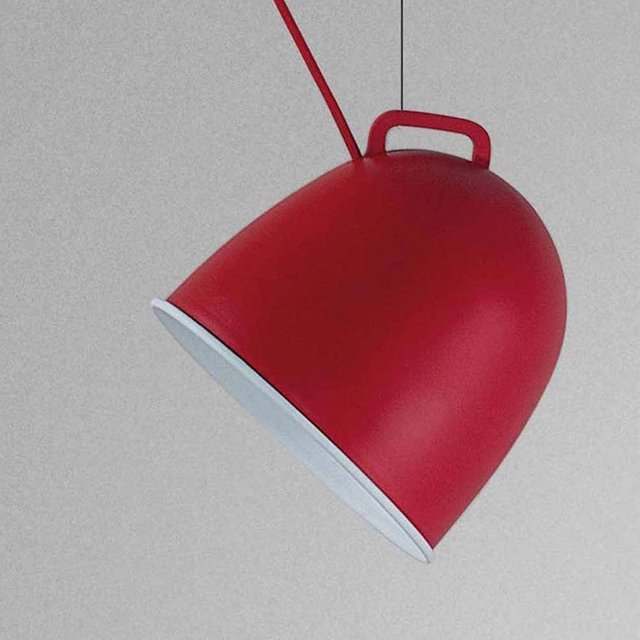 B.Lux Scout S40 LED-Pendelleuchte in Rot, dimmbar und höhenverstellbar - Bild 1