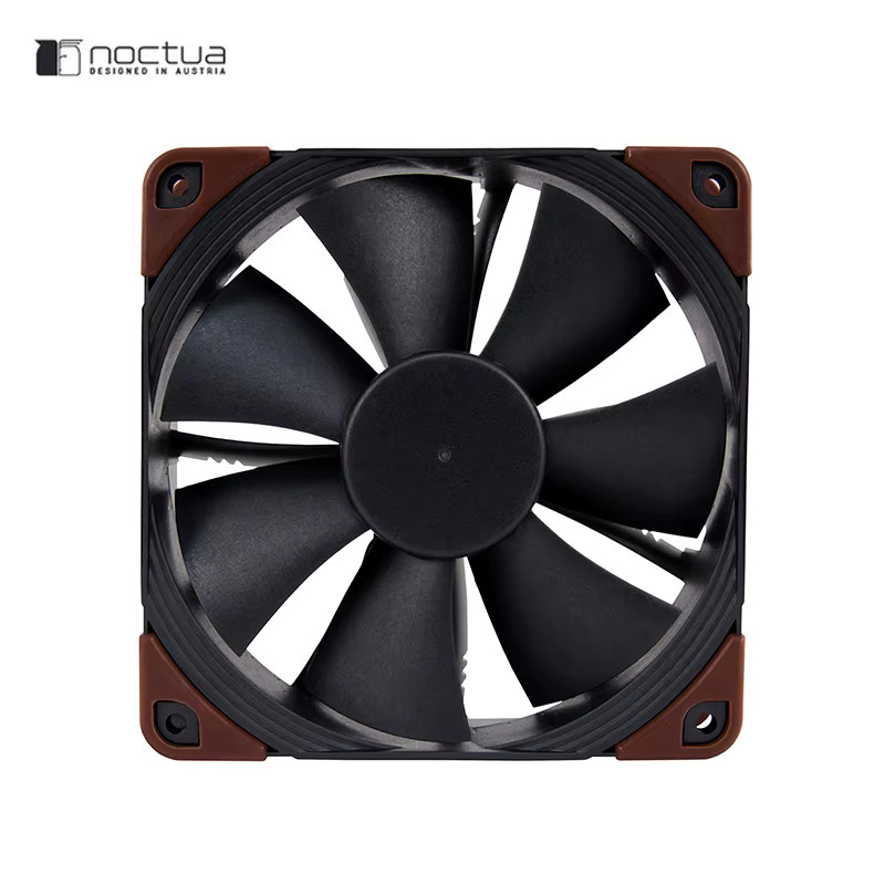 Noctua NF-F12 industrialPPC Case Fan Schwarz 120mm PWM 12V/24V 2000/3000RPM Computer CPU Lüfter - Bild 2