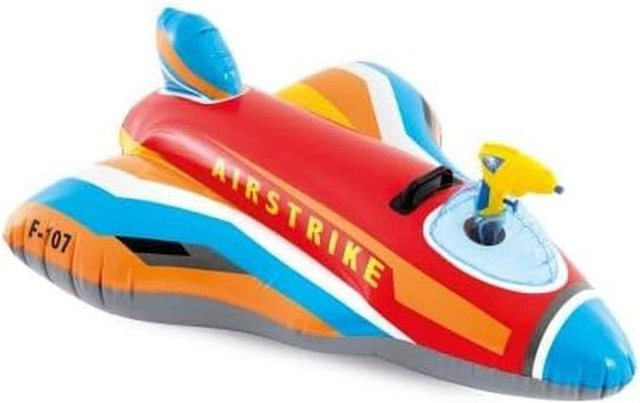 Intex Ride-On Jet Fighter Wasserspielzeug mit Wasserspritzer, rot - Bild 1
