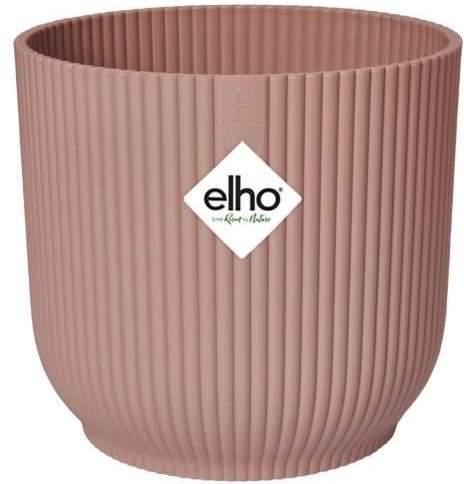 ELHO Runde Pflanzschale Vibes Fold mit Rädern, Farbe: Pink, Durchmesser: 35 cm, Höhe: 32 cm - Bild 1