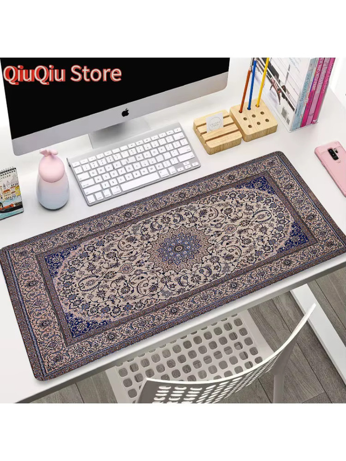 XXL Mauspad Potdemiel mit Perser-Design in Multicolour, B/T/H: 90 x 40 x 0,3 cm - Bild 5