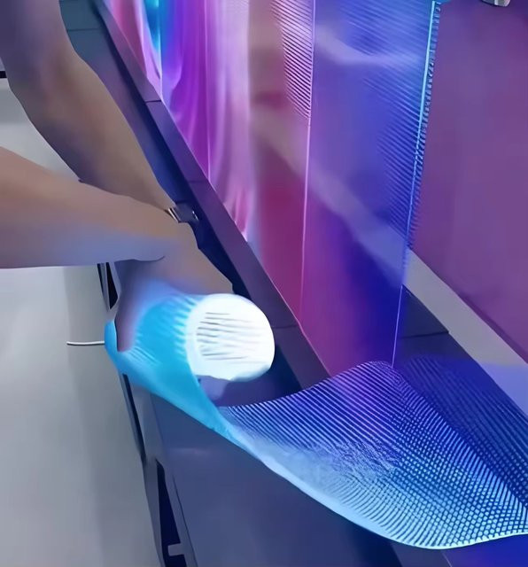 Transparente LED-Folienanzeige für Innenräume zur kommerziellen Werbung - Bild 1