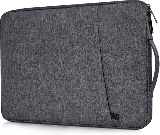 Wasserdichte Laptop-Hülle von KOJESHUN als Notebook-Tasche für MacBook Pro Air, Lenovo, ASUS und Xiaomi in Blau oder Grau - Bild 1