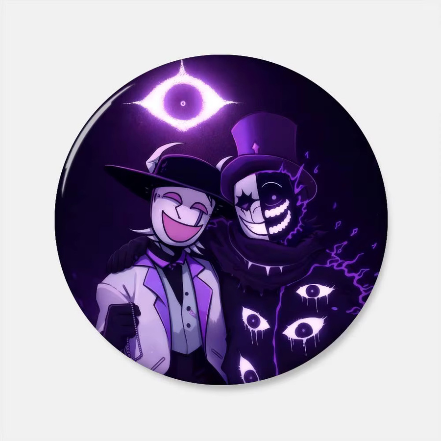 Anstecknadel Noli und 007n7 Fanart Anime, Unisex - Bild 4