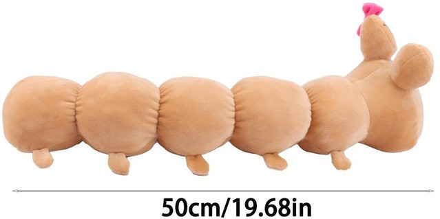 Yiran toy Kawaii Raupe Frau Pou, Plüschtier, 50cm, ab 3 Jahren - Bild 1