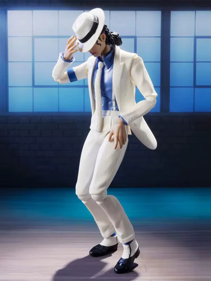Bandai Michael Jackson Smooth Criminal Moonwalk Actionfigur, beweglich - Bild 3