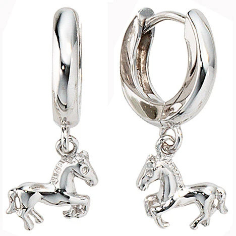 Colkid Creolen Pferd, 925 Sterling Silber, Kinder - Bild 1
