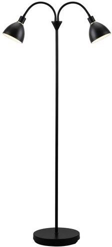 Nordlux Ray Double 63224003 Stehlampe aus Metall in Schwarz mit E14 Fassung und verstellbarem Up-Down Licht - Bild 1