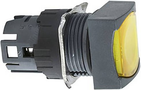 Schneider Electric ZB6CW5 Leuchtdrucktaster-Frontelement in Gelb aus Kunststoff - Bild 1