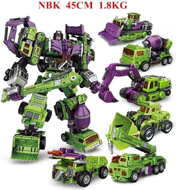 JINJIANG 6 IN 1 Großer Haken Transformation KO GT Devastator Actionfigur, 44cm, ab 14 Jahre - Bild 1