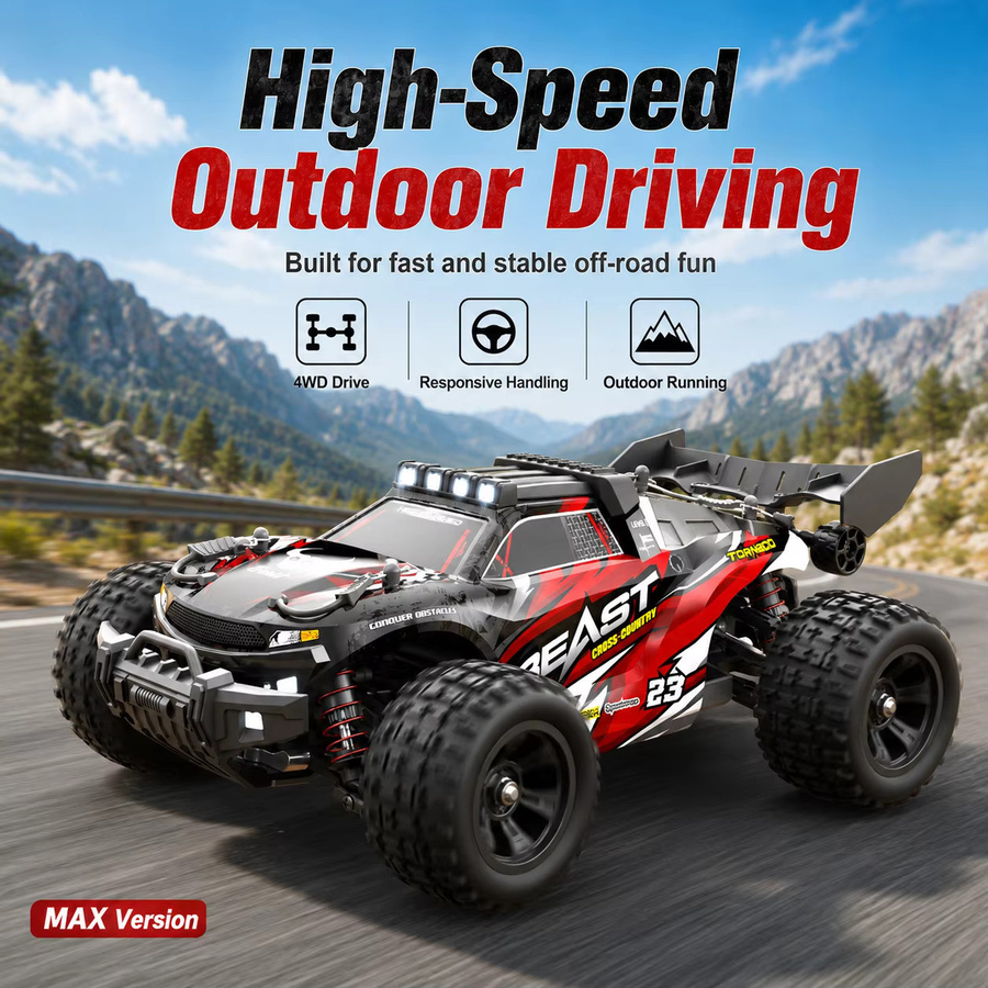 ZNLYRION SG118PRO MAX Monster Truck RC Auto, 1:18 Maßstab, mit LED-Lichtern - Bild 5