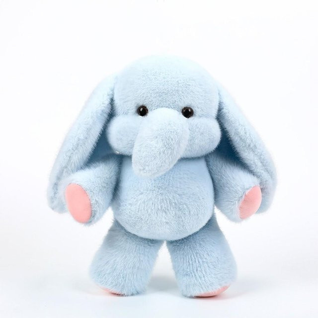 Yiran toy Elefant Kuscheltier Plüschkissen, Blau, ab 14 Jahren - Bild 1