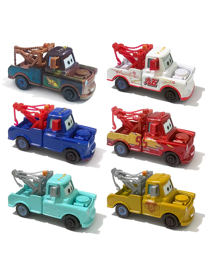TAKARA TOMY Disney Pixar Cars Mater, Metall-Druckguss-Modellauto, 1:55 - Bild 4