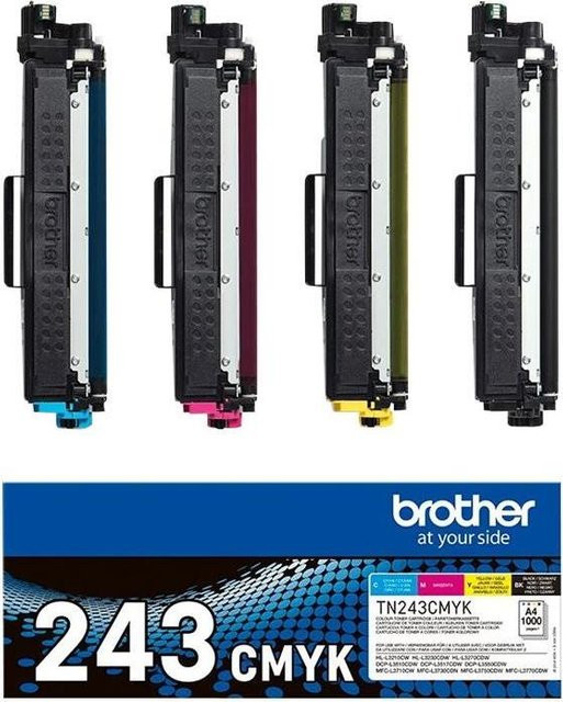 Brother Original Toner TN-243 CMYK Multipack Schwarz, Cyan, Magenta, Gelb - Bild 2