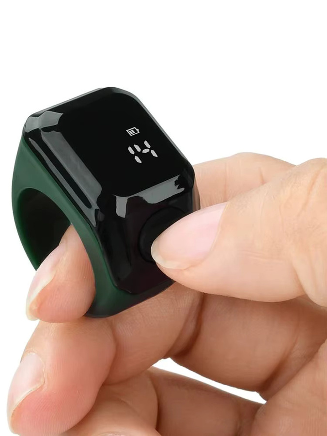 Aideepen Tragbarer Digitaler Zählring mit Smart-App und Bluetooth, Weiß, Unisex - Bild 7