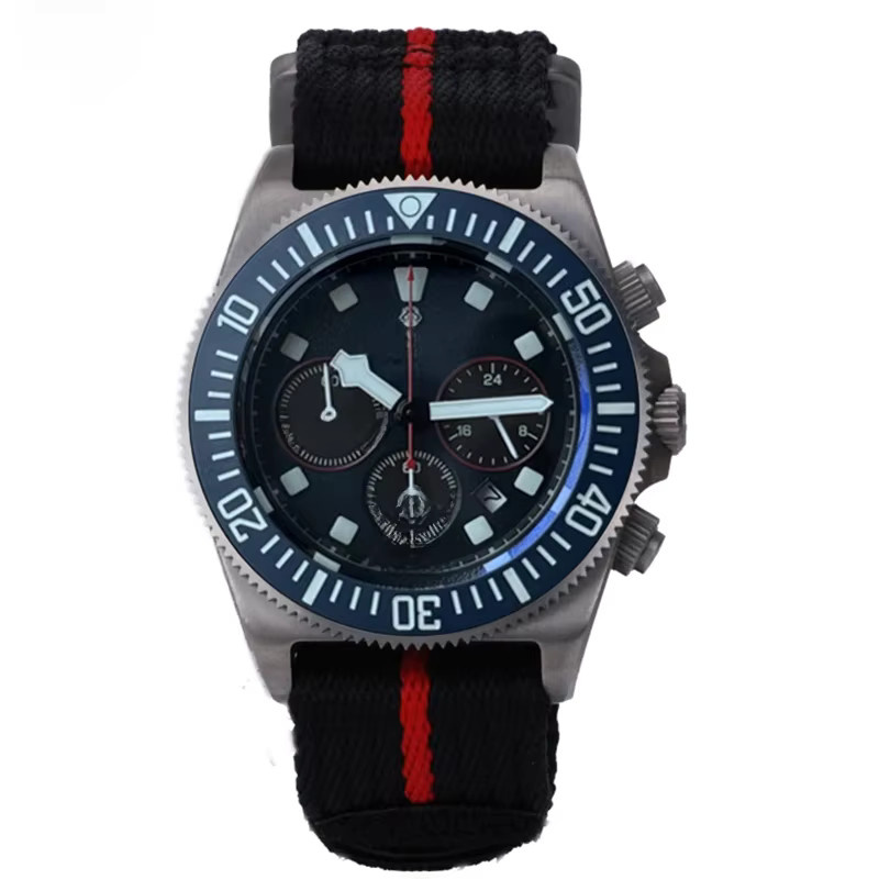 Tactical Frog Tauchsportuhr, Titan, Solar, Saphirglas, 42 mm, Herren - Bild 5