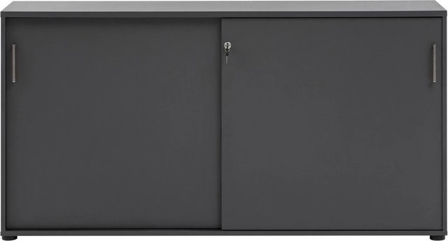 Schildmeyer Schiebetürenschrank Serie 1500 Anthrazit B/T/H: 160,2 x 41,0 x 84,2 cm - Bild 1