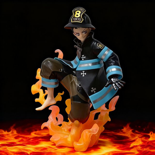 Bandai Shinra Kusakabe Figur, Anime, Einzelfigur, 16cm - Bild 1
