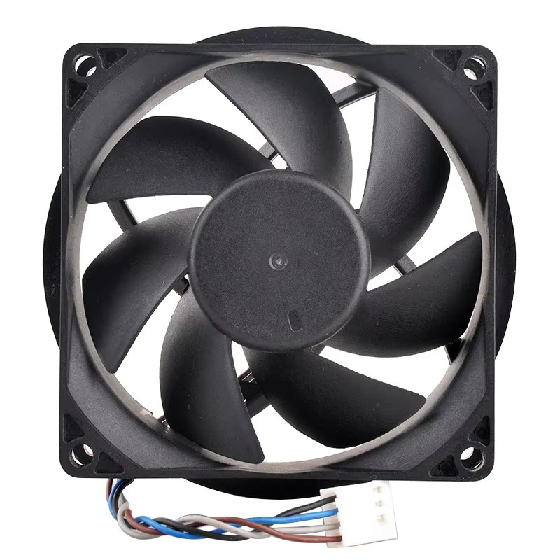 ANCHAOPU Hochgeschwindigkeits-Lüfter DF 0802512 RFUN Schwarz, 80 mm, 4500 U/min, 4-polig PWM, DC12 V, 7,2 W für PC-Gehäuse und CPU-Kühler - Bild 6