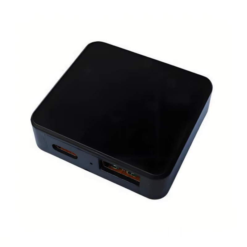ABGH Solar-Controller mit USB-A und USB-C Anschlüssen, Spannungsstabilisator für Solarpanels mit QC/PD 2.0 3.0 Unterstützung, Schwarz - Bild 2