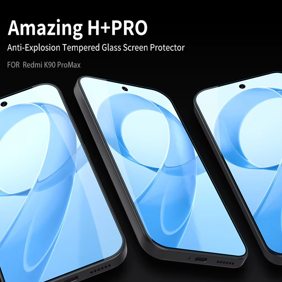NILLKIN Displayschutzfolie aus gehärtetem Glas mit 9H Härte für POCO F8 Ultra, POCO F8 Pro und POCO H + Pro Serie, transparent - Bild 2