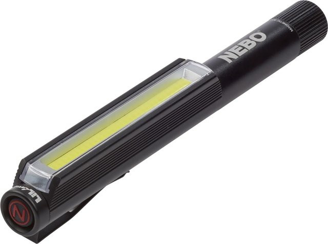 NEBO Lil Larry LED Taschenlampe Schwarz aus Aluminium mit Dimmer und COB-Licht - Bild 1