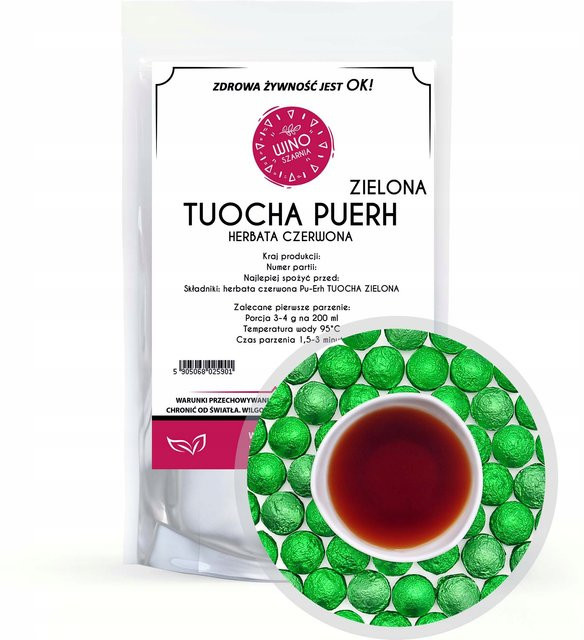 TUOCHA, Grüntee, gepresst, 100g - Bild 1