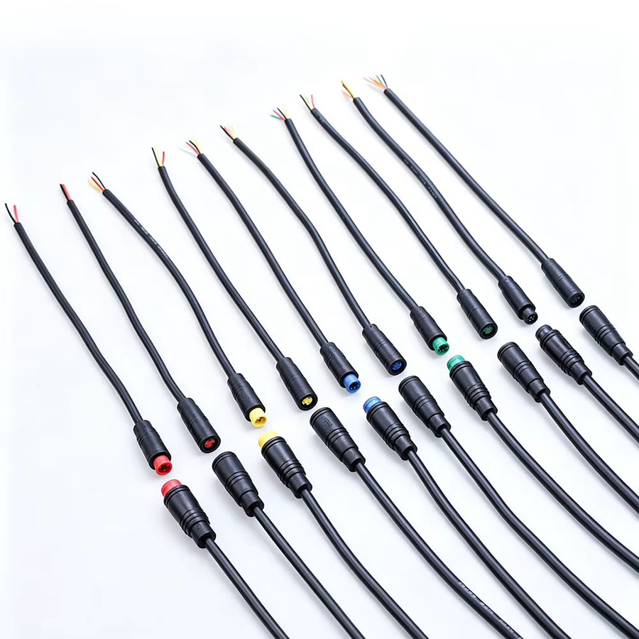 ChengHaoRan Wasserdichtes Kabel Set mit M6 M8 Stecker und Buchse für E-Bike Display und Sensoren in 2/3/4/5/6 Pin Ausführung - Bild 6