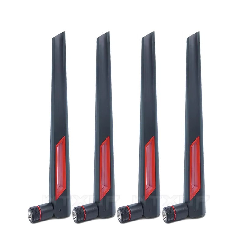 FRHY 2-teiliges Dualband WLAN-Antennen-Set 2,4/5,8 GHz mit RP-SMA und SMA Steckverbindern in Schwarz - Bild 4