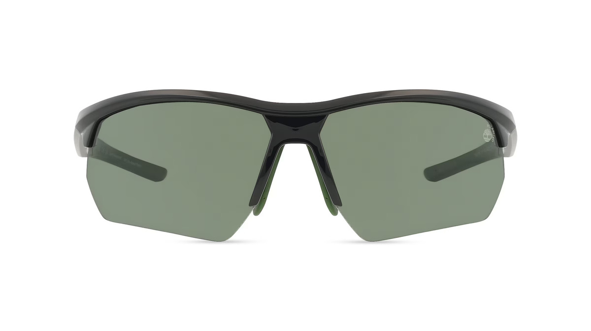 Timberland TB00056 Sonnenbrille, Halbrand, Eckig, Kunststoff, Herren, schwarz - Bild 1