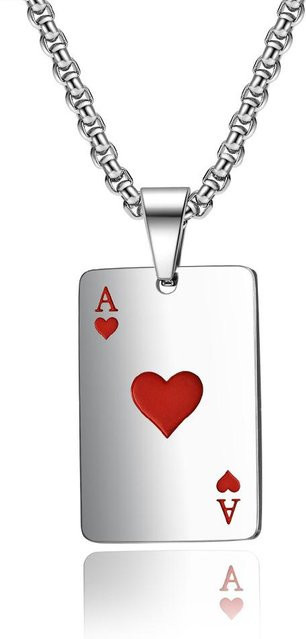 YIRAN Jewelry Anhänger Edelstahl, Schwarz, Herren - Bild 1