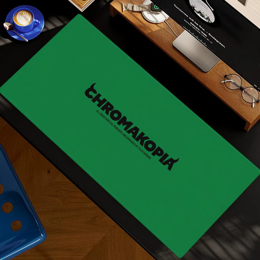 Potdemiel Chromakopia MousePad XXL in Grün für Gamer und Computerzubehör - Bild 2