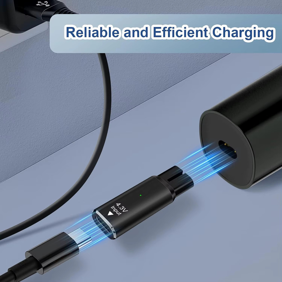 Brangdy Typ-C Rasierer-Adapter Ladegerät Konverter für Philips Norelco OneBlade - Bild 4