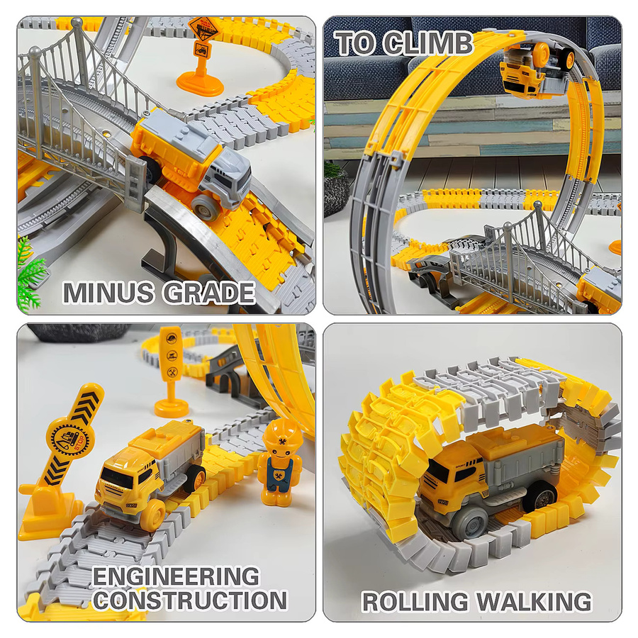 TONERJU Magie Klettern Track Spielzeug, Engineering Auto, Zug Spielzeug - Bild 3