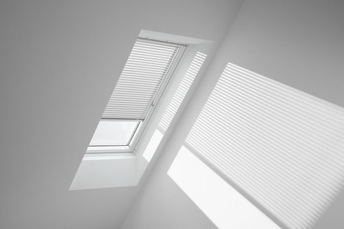 Velux Jalousie PAL SK08 7001SWL manuell aus Aluminium in Weiß, B: 114 cm, H: 140 cm - Bild 1