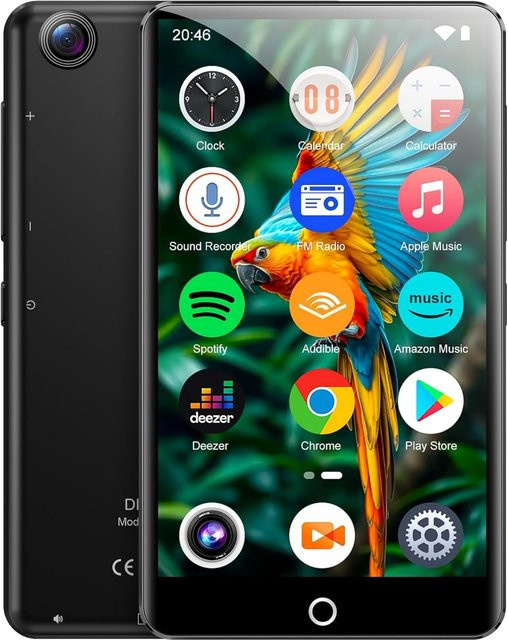 Joliker MP3-Player mit Bluetooth und WLAN, 80 GB Android MP4-Player in Schwarz mit Spotify-Unterstützung und Rückkamera - Bild 1