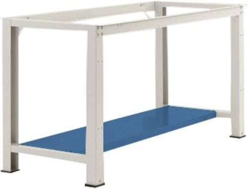 Manuflex ZB3624.5007 Zwischenboden für PROFI Standard Reihenwerkbänke, Blau, B/T/H: 193,8 x 37,0 x 5,0 cm - Bild 1