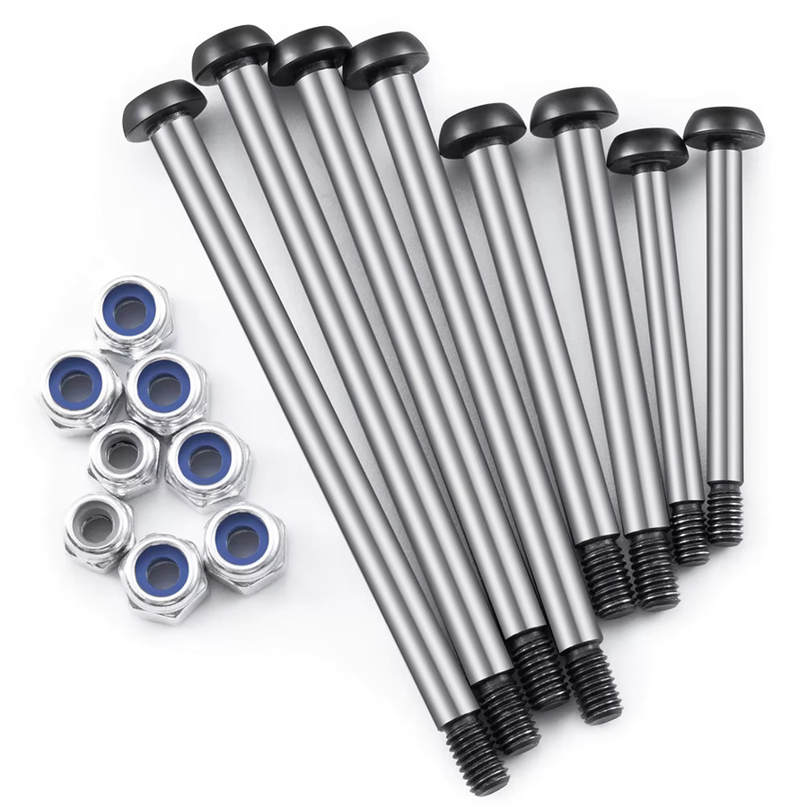 AXSPEED Stahl Scharnier-pin Kit, 8-teiliges Set, Metall, Grau - Bild 2