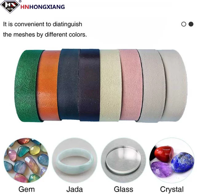 Novus Weiche Harz-Polierscheibe für Cabochons in Multicolour mit 60er Körnung - Bild 1