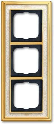 Busch-Jaeger 3fach Rahmen Dynasty in Gold 2CKA001754A4645 - Bild 1