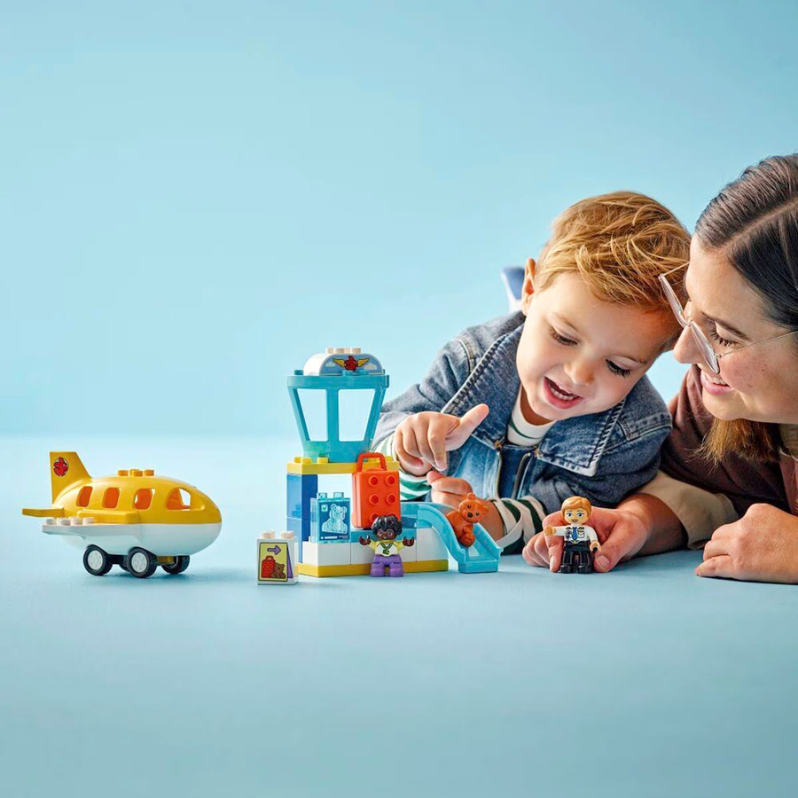 Lego Duplo Erster Besuch im Flughafen Konstruktionsspielzeug ab 2 Jahren - Bild 2