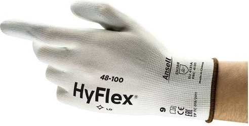 Ansell HyFlex Nylon Arbeitshandschuh in Weiß, Größe XL - Bild 1