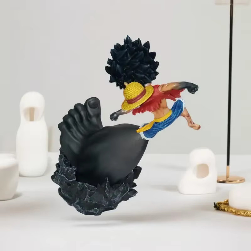 Bandai One Piece Monkey D. Luffy Gear Third Giant Foot Armament Haki Actionfigur, 25cm - Bild 3