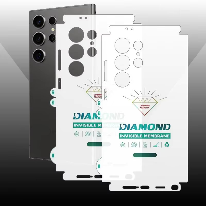 2 Stück Hydrogel-Rückseiten-Abdeckung für Samsung Galaxy S25 S24 S23 S26 Ultra Plus, transparente Schutzfolie in HD und Matt - Bild 1