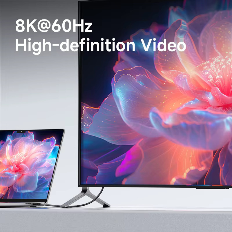 Hagibis USB C auf USB C Kabel USB 4 Vollfunktionskabel in Schwarz mit 80 Gbit/s, 240 W Schnellladung und 8K-Videoübertragung für Thunderbolt 5 und iPhone 17 Pro - Bild 4