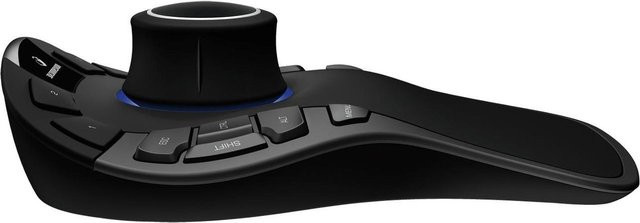 3Dconnexion SpaceMouse Pro USB 3D-Maus mit 15 Tasten in Schwarz und Grau - Bild 2