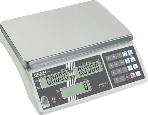 Kern Zählwaage CXB 30K10NM+C in Silber, Wägebereich bis 30 kg, 10 g Ablesbarkeit, akkubetrieben und kalibriert - Bild 1