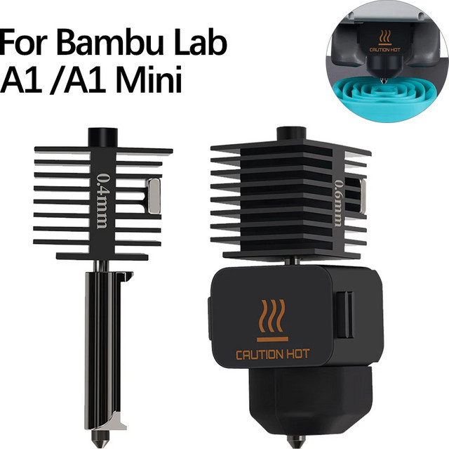 Bambulab Hotend Kit für A1 Mini 3D-Drucker mit 0,4 mm Düse - Bild 1