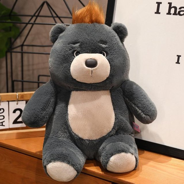 Süßer Bär Teddybär Puppe Plüschtier, grau - Bild 1